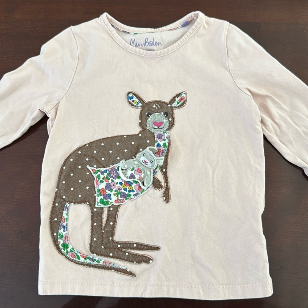 Girls mini Boden long sleeve shirt